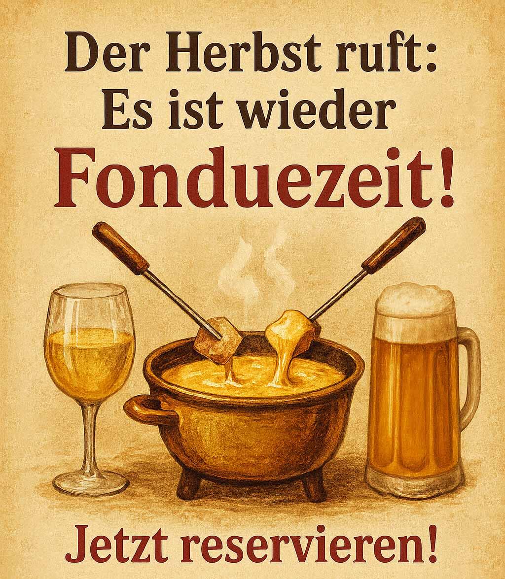 Kellerbier Fondueplausch im Taproom