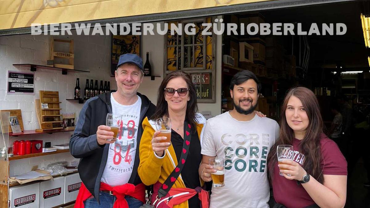 Kellerbier Bierwanderung Zürioberland 29.04.2023