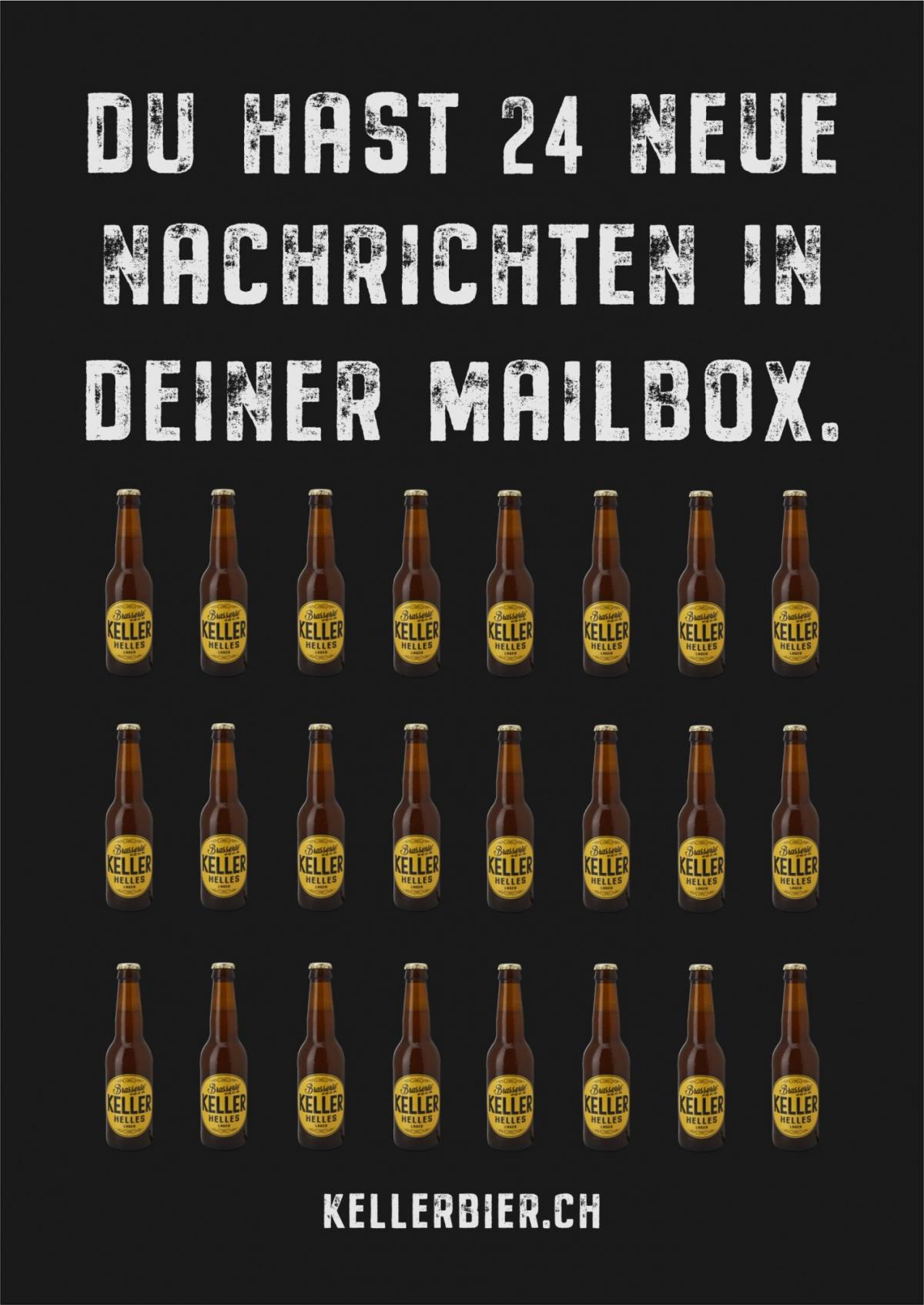 Kellerbier Unsere Plakatwerbung